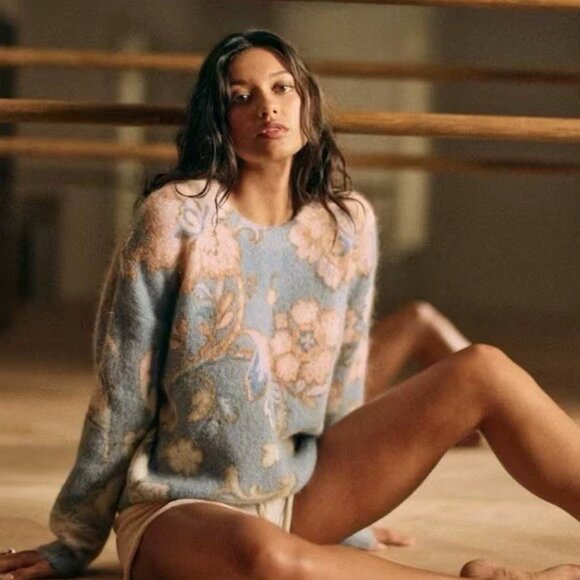 Sezane HÉLÈNE JUMPER Floral Print - Picture 4 of 13